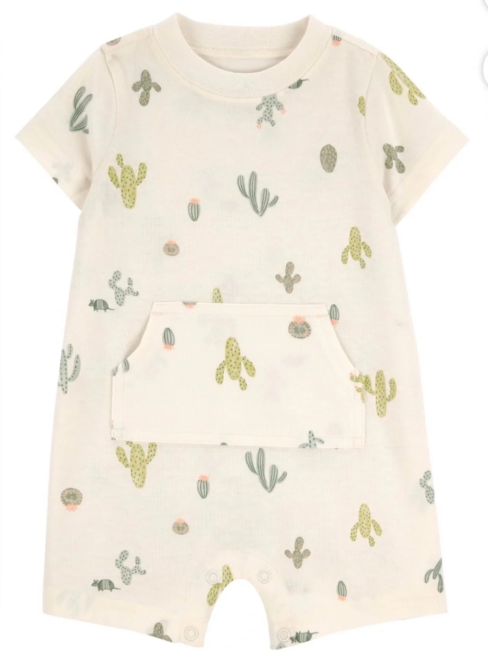 Carter's Child of Mine Baby Boy Cactus Print Romper, Size 24 Months
